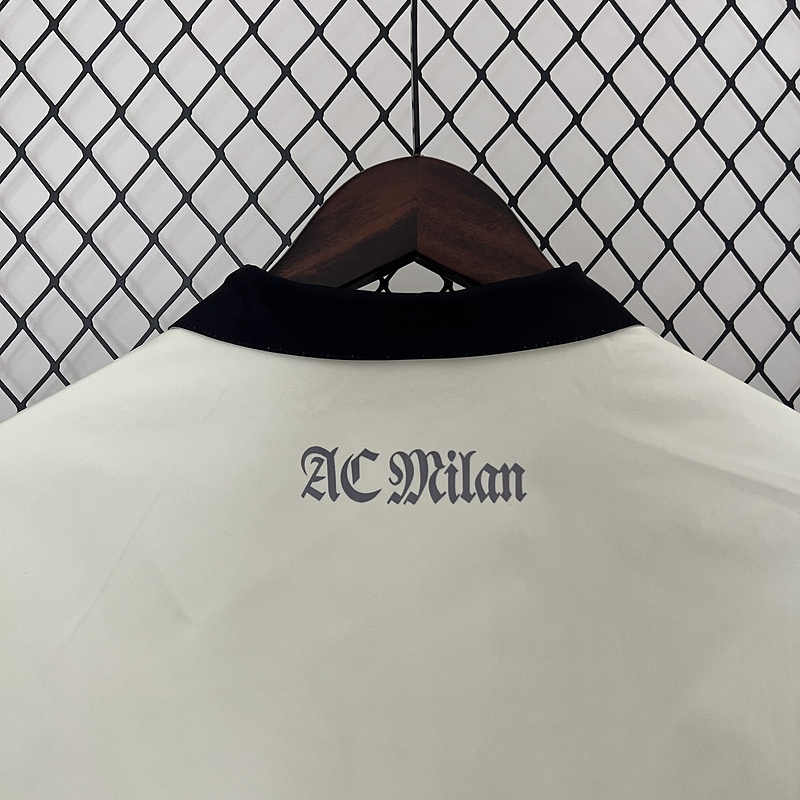 2024-2025 AC Milan Trench Coat Reversible Windbreaker Soccer Jersey 1:1 Thai Quality