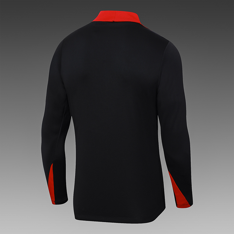 2024/2025 Psg Paris Saint-Germain Half-Pull Training Suit Black Set