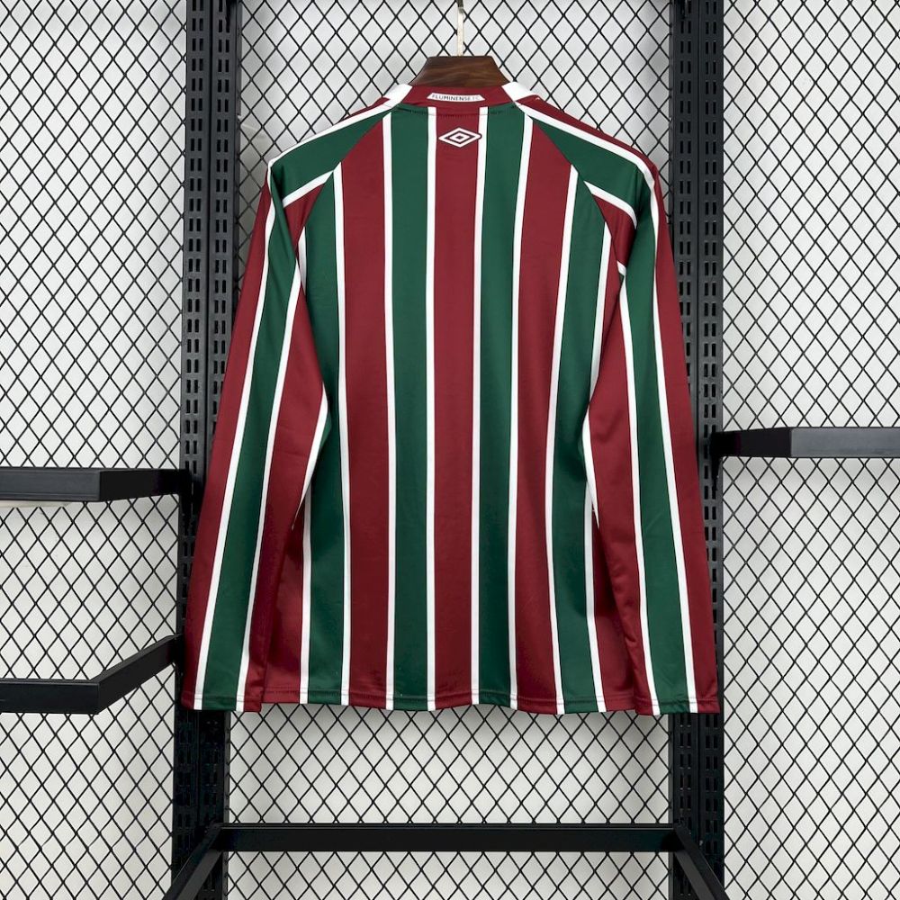 2025/2026 Long Sleeves Fluminense Home Football Jersey 1:1 Thai Quality