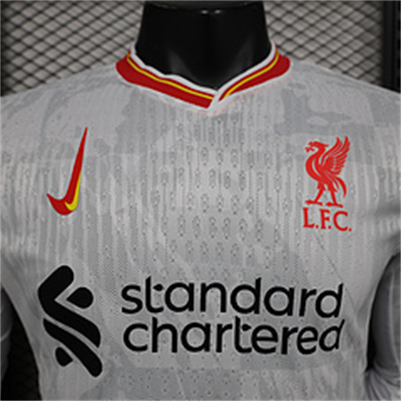 2024/2025 Long Sleeve Liverpool Third Away Player Version Football Shirt 1:1 Thai Quality