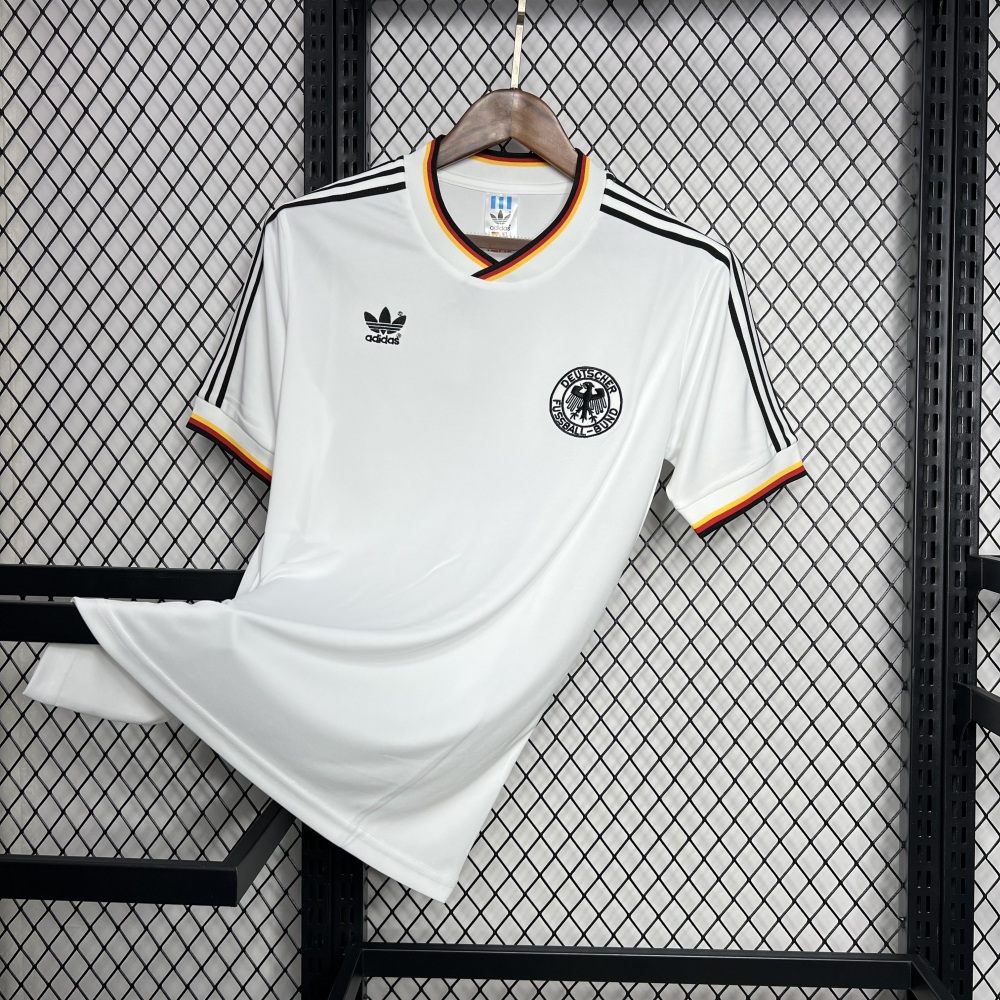 1986 Retro Soccer Jersey Germany Home