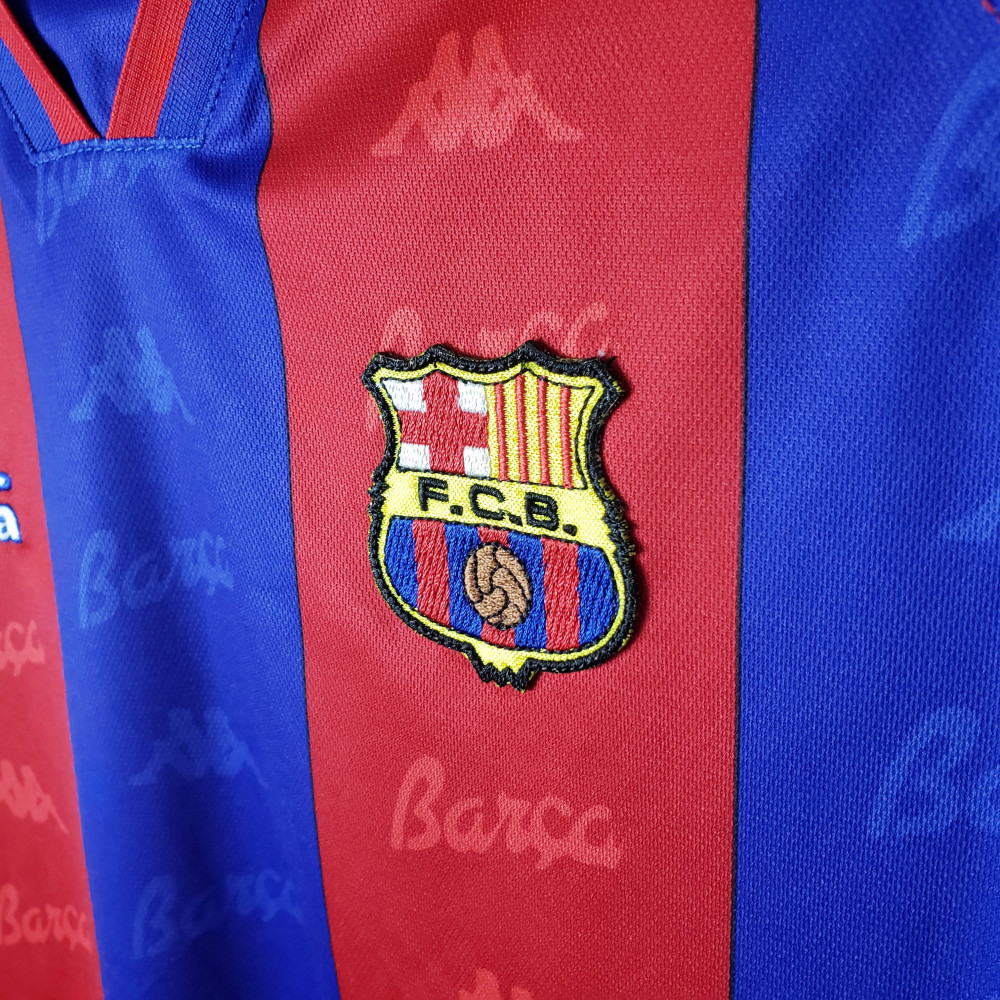 1996/1997 Retro Barcelona Home Football Shirt 1:1 Thai Quality