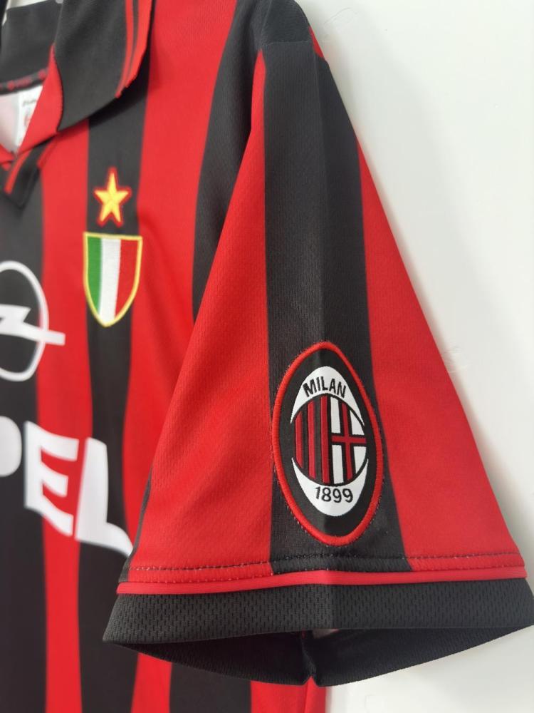 1996/1997 Retro AC Milan Home Football Shirt 1:1 Thai Quality