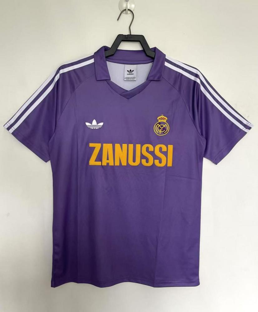 1984/1985 Retro Real Madrid Away Soccer Jersey 1:1 Thai Quality