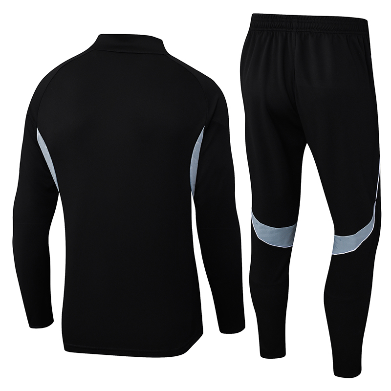 2025/2026 Inter Miami Half-Pull Training Suit Black Football Shirt 1:1 Thai Quality Set