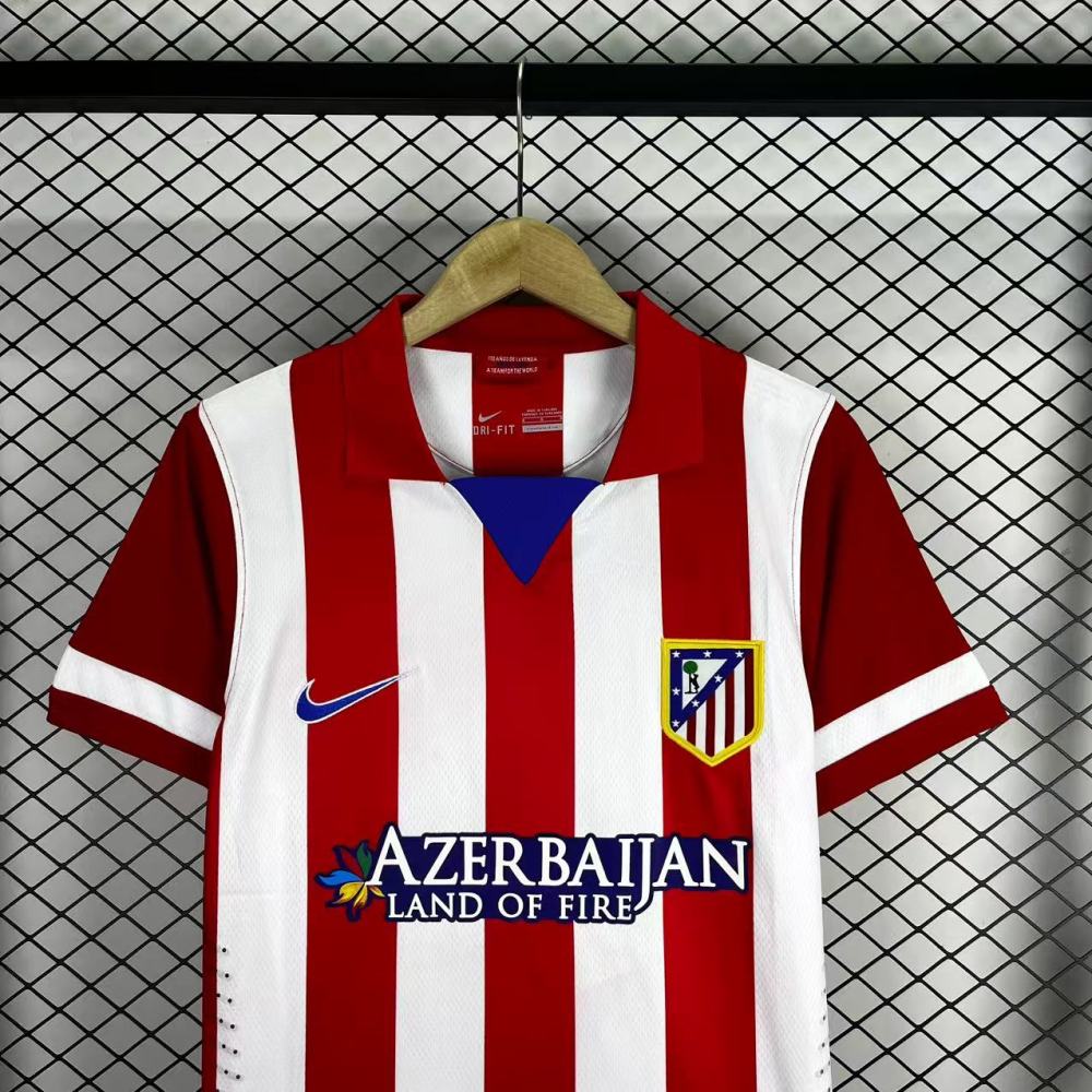 2013-2014 Retro Atletico Madrid Home Soccer Jersey 1:1 Thai Quality