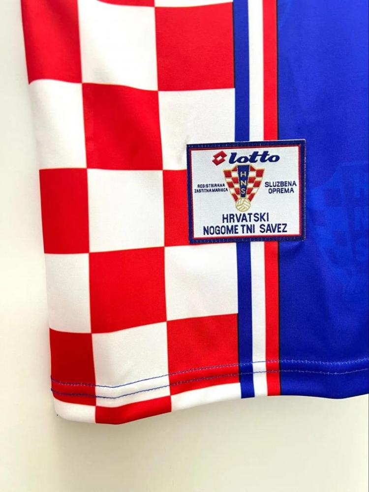 1998 Retro Croatia National Team Away Football Shirt 1:1 Thai Quality
