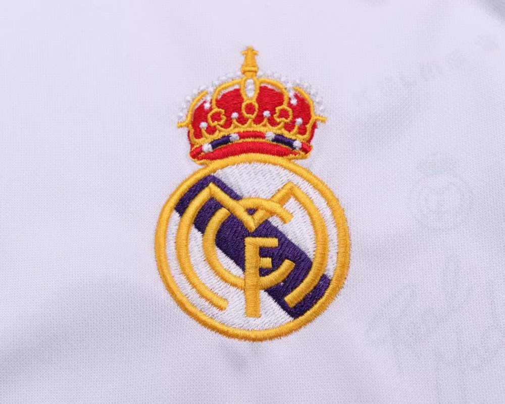 1994-1996 Retro Real Madrid Home Football Shirt 1:1 Thai Quality Kids Size