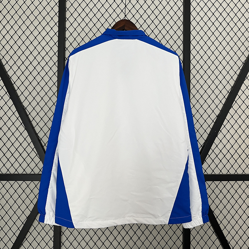 2024 Brazil National Team Windbreaker White And Blue