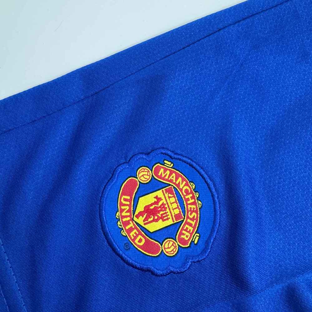 2008/2009 Retro Long Sleeve Manchester United Third Away Football Shirt 1:1 Thai Quality Kids Size
