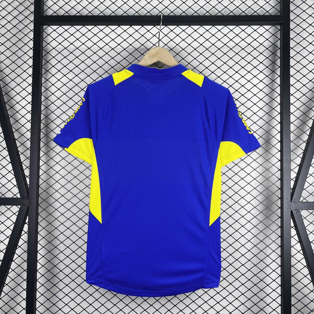 2005 Retro Boca Juniors 100th Anniversary Edition Football Jersey 1:1 Thai Quality