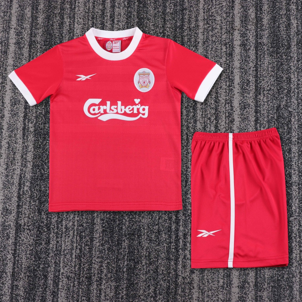 1997-1998 Retro Liverpool Home Football Jersey 1:1 Thai Quality Kids Size