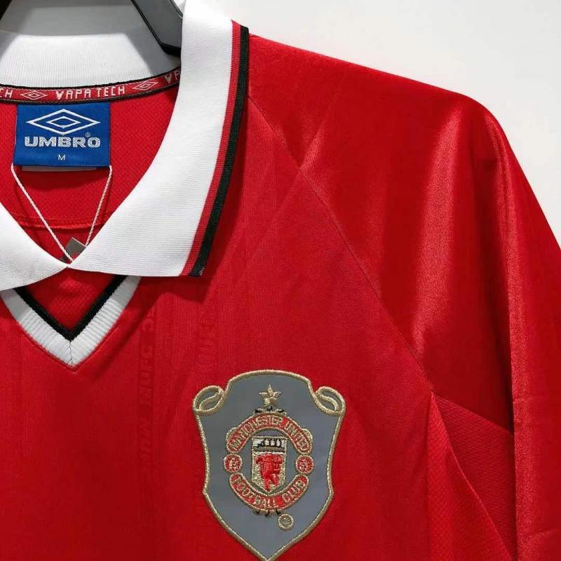 1999/2000 Retro Manchester United Home Football Shirt 1:1 Thai Quality
