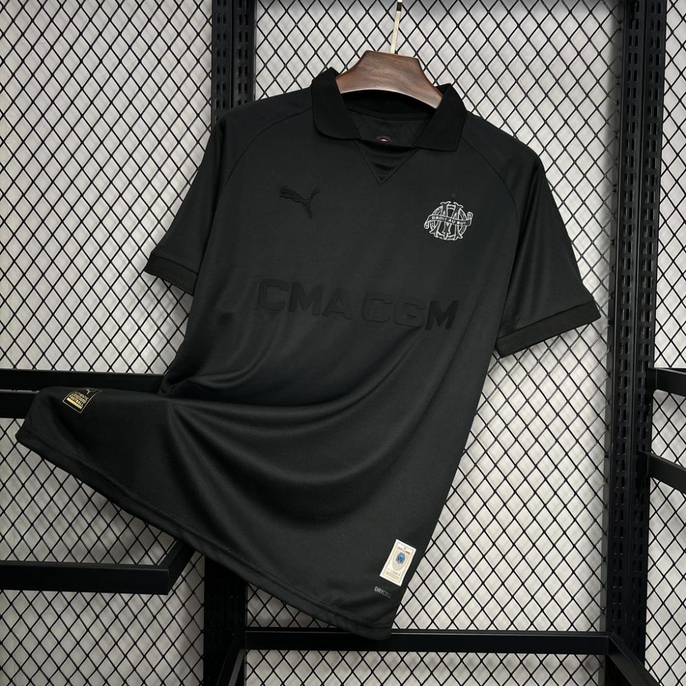 2024/2025 Olympique de Marseille 125th Anniversary Black Jersey 1:1 Thai Quality
