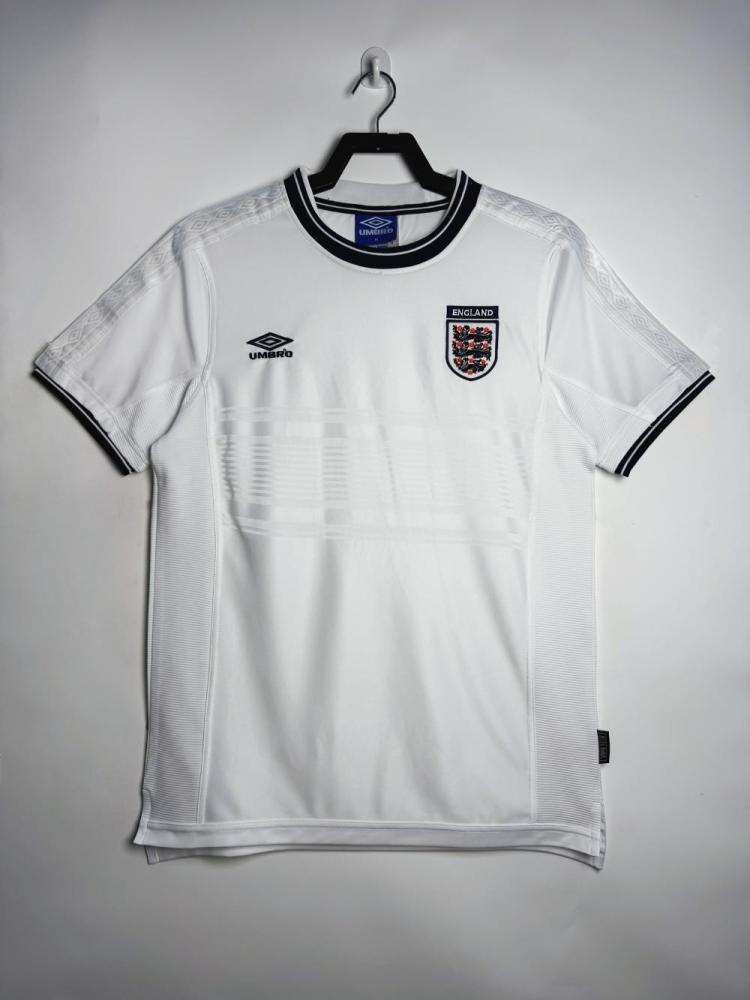 1999-2001 Retro England Home Soccer Jersey 1:1 Thai Quality