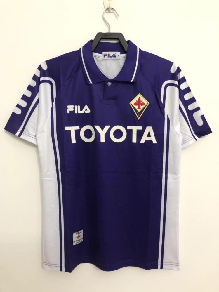 1999/2000 Retro Fiorentina Home Soccer Jersey 1:1 Thai Quality