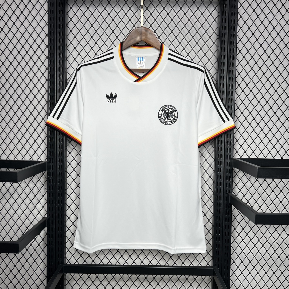 1986 Retro Soccer Jersey Germany Home
