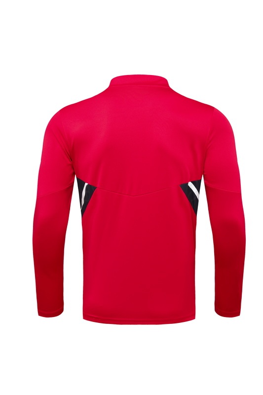 2022/2023 Bayern Half-Pull Training Suit Red Black Jersey Set 1:1 Thai Quality