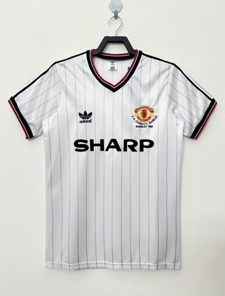 1983/1984 Retro Manchester United Away Football Shirt 1:1 Thai Quality