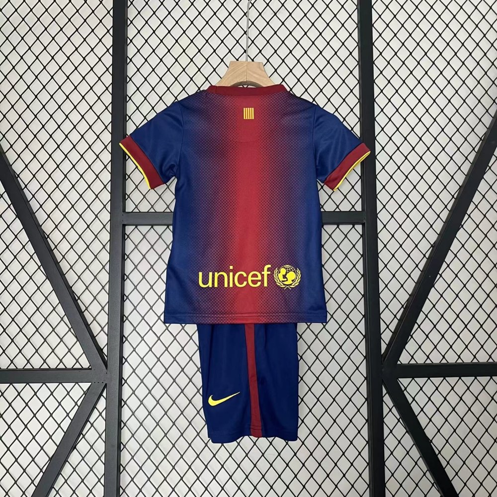 2012/2013 Retro Barcelona Home Football Shirt 1:1 Thai Quality Kids Size