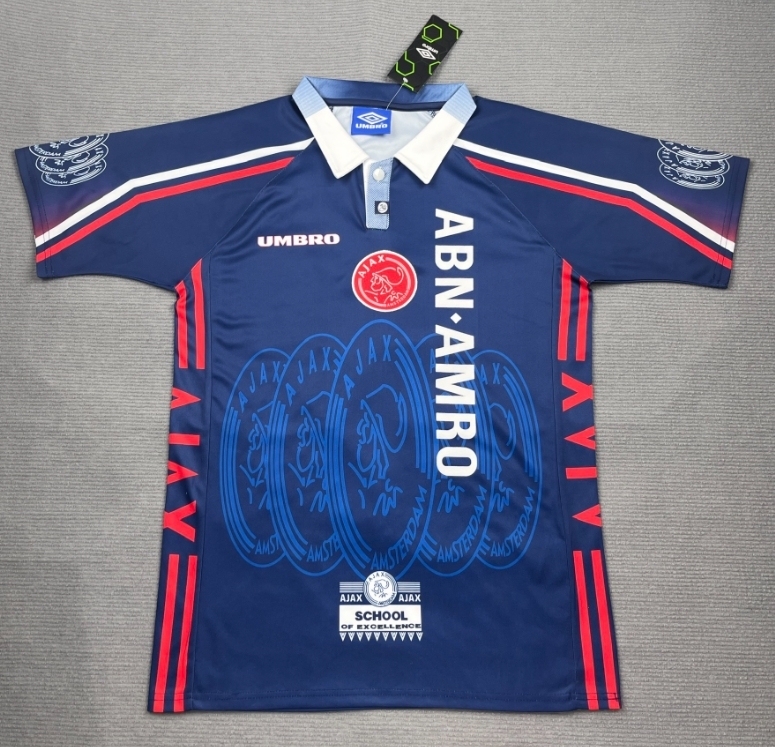 1997-1998 Retro Ajax Away Football Shirt 1:1 Thai Quality