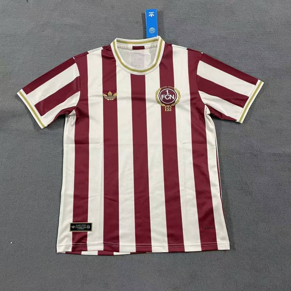 2025-2026 FC Nürnberg 125th Anniversary Edition Football Jersey 1:1 Thai Quality