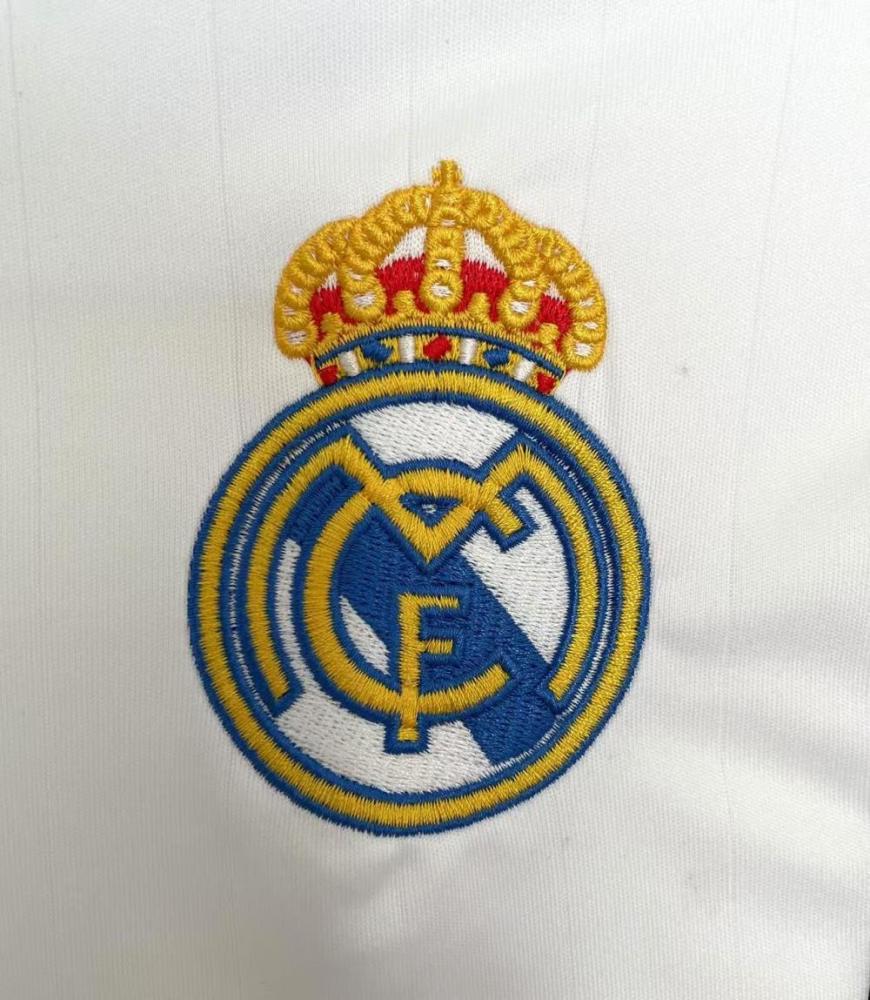 2006/2007 Retro Long Sleeve Real Madrid Home Jersey 1:1 Thai Quality