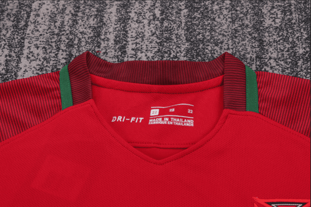 2016 Retro Portugal Home Football Shirt 1:1 Thai Quality Kids Size