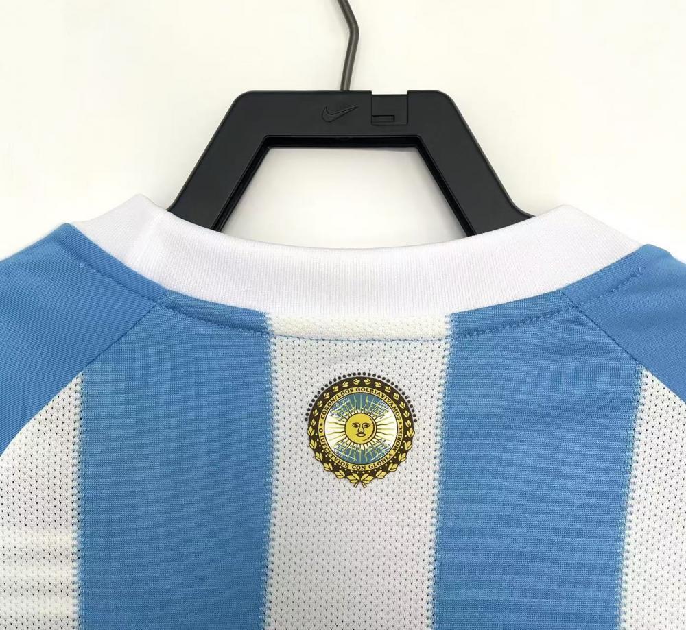 2010 Retro Argentina National Team Home Jersey 1:1 Thai Quality