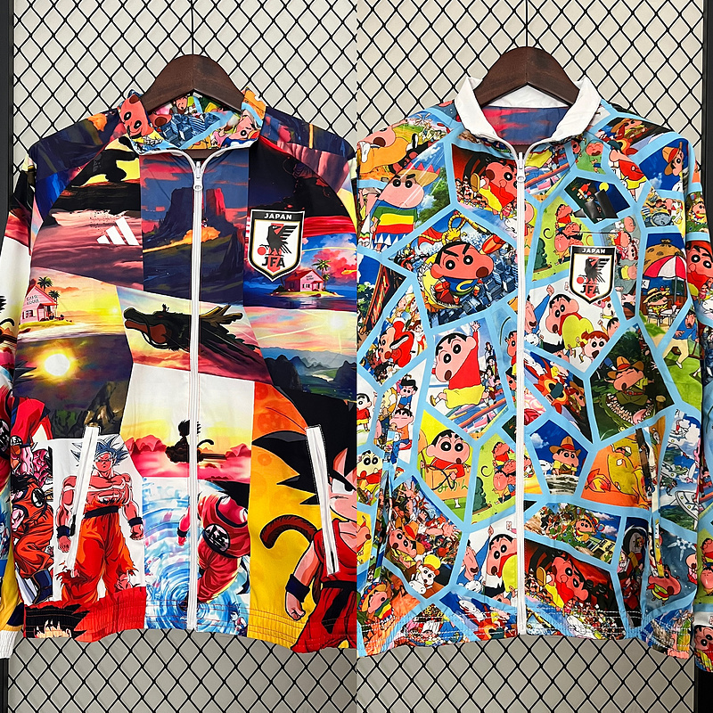 2024 Japan Reversible Windbreaker Soccer Jersey 1:1 Thai Quality