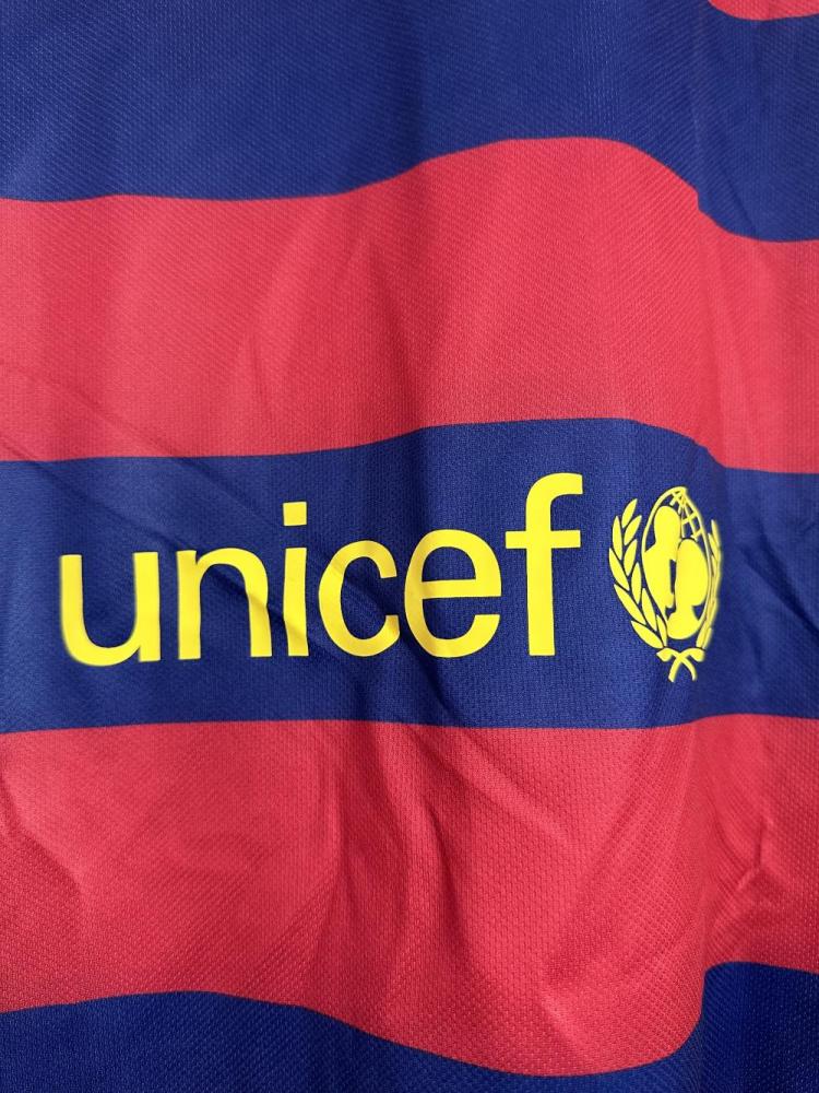 2015/2016 Retro Barcelona Home Football Jersey Long Sleeve 1:1 Thailand Quality