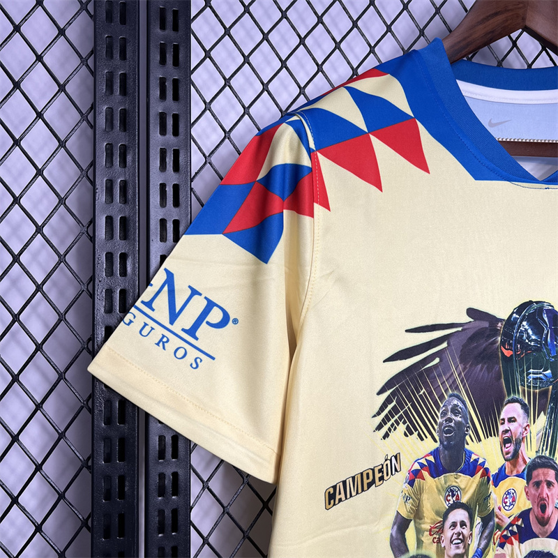 2024/2025 Club América Champions Yellow Commemorative Edition Jersey 1:1 Thai Quality
