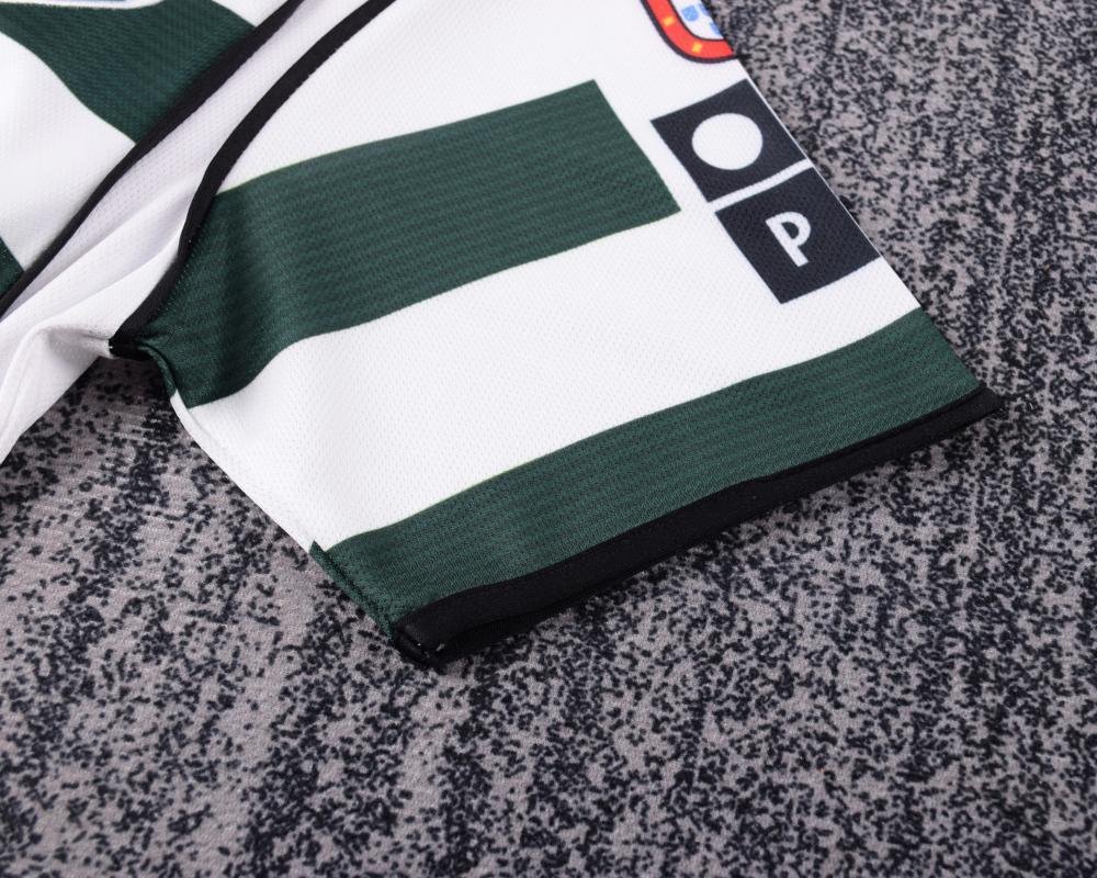 2001-2003 Retro Sporting Lisbon Home Football Jersey Shirt 1:1 Thai Quality Kids Size