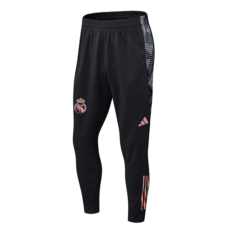 2024/2025 Real Madrid Pink Black Half-Pull Training Suit Football Shirt 1:1 Thai Quality Set