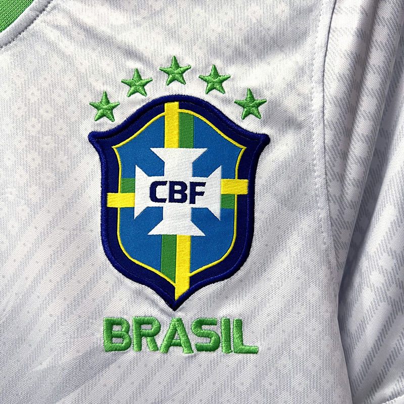 2024/2025 Brazil White Graffiti Edition Football Jersey 1:1 Thai Quality