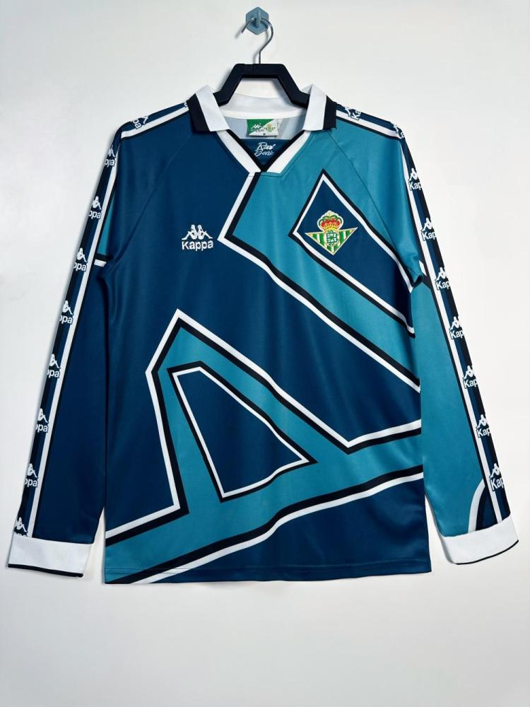1995/1997 Retro Real Betis Away Football Jersey Long Sleeve 1:1 Thai Quality