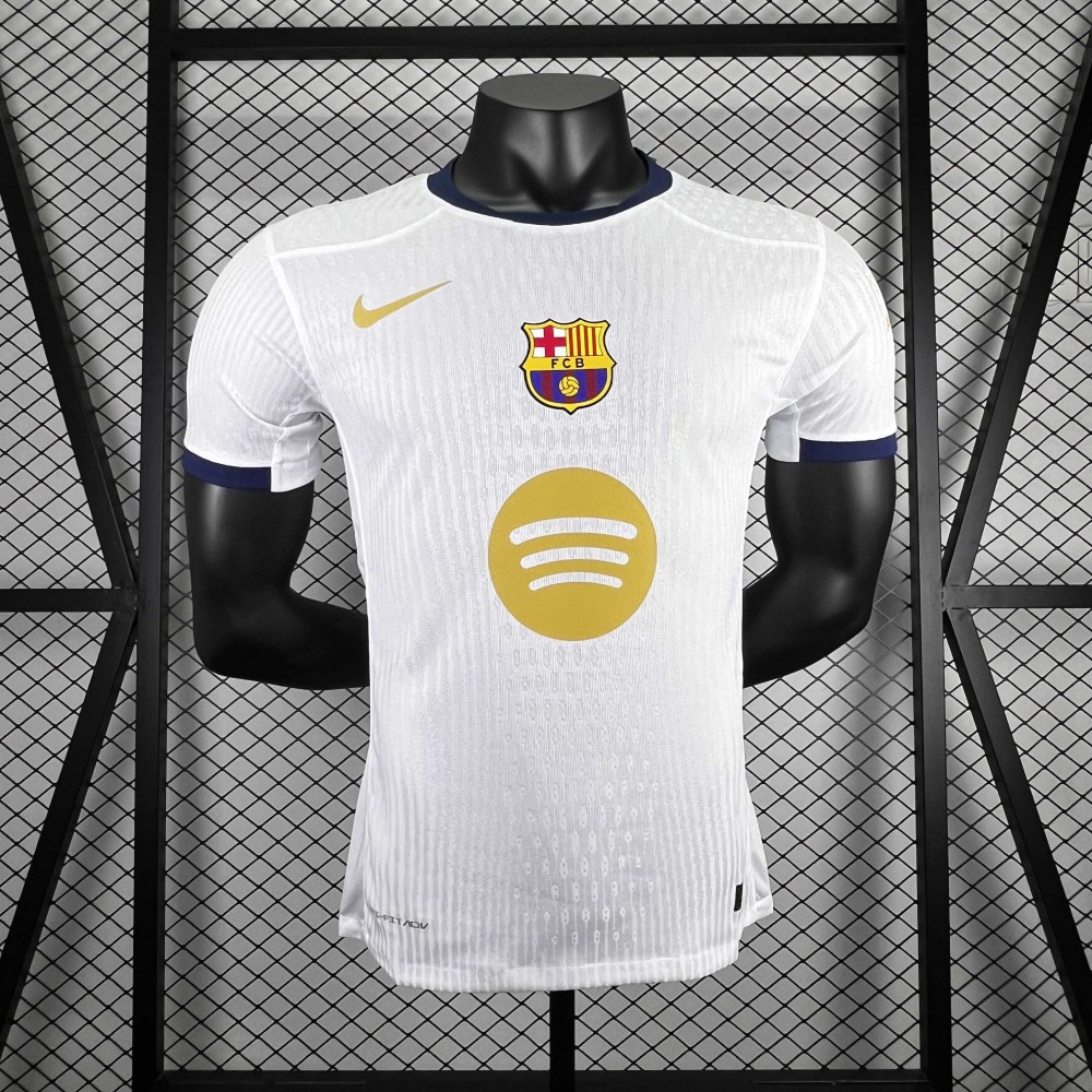 2025/2026 Player Version Barcelona White Coldplay Football Jersey 1:1 Thai quality
