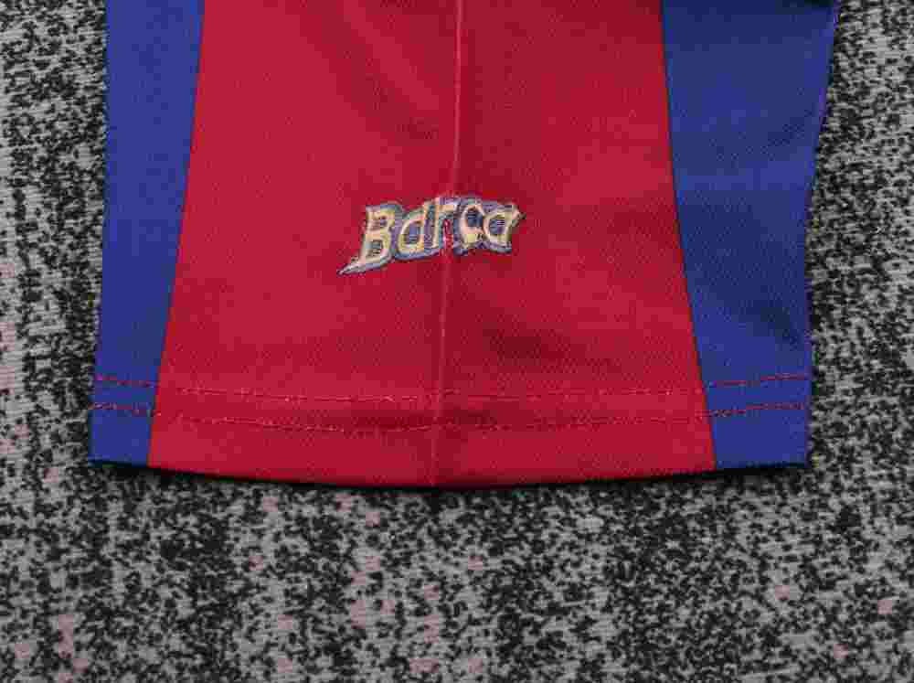 1998-1999 Retro Barcelona Home Football Shirt 1:1 Thai Quality Kids Size