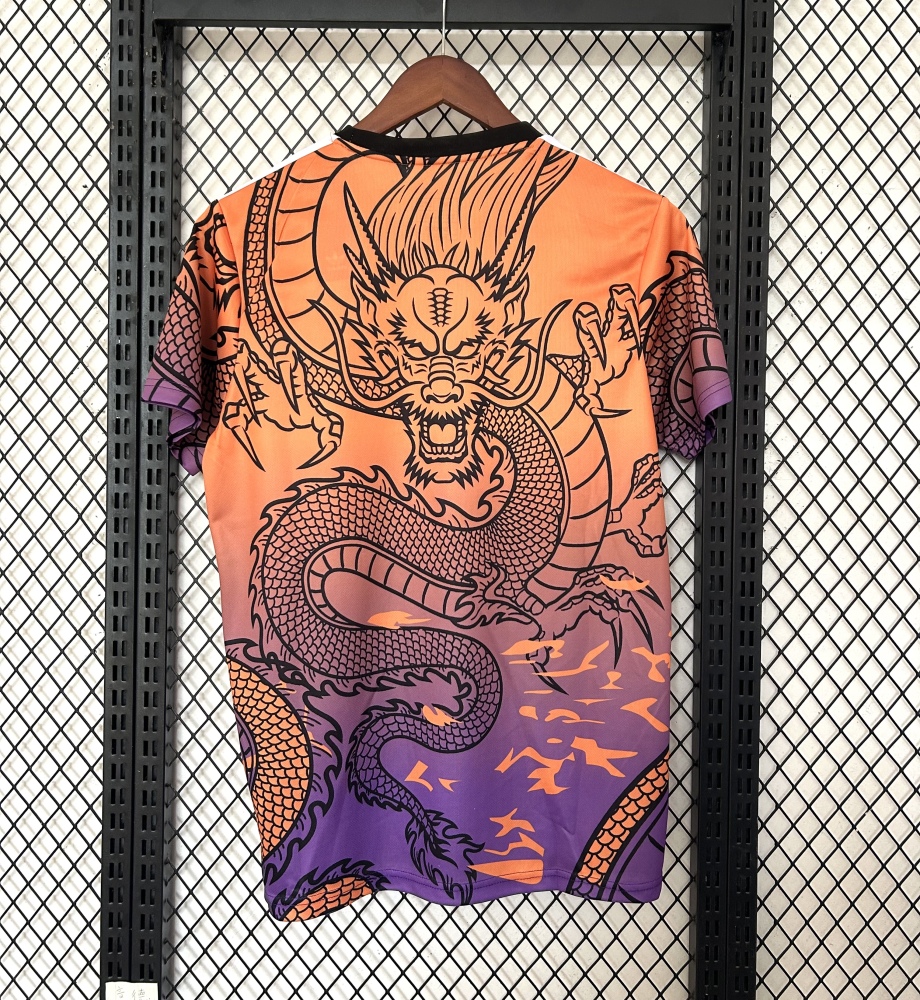 2025/2026 Real Madrid Dragon Orange Special Edition Football Jersey 1:1 Thai Quality