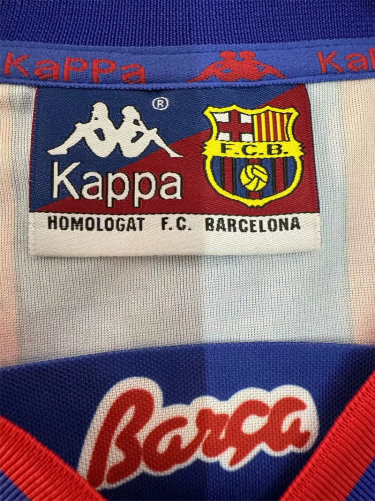 1996/1997 Retro Barcelona Home Football Shirt 1:1 Thai Quality Kids Size
