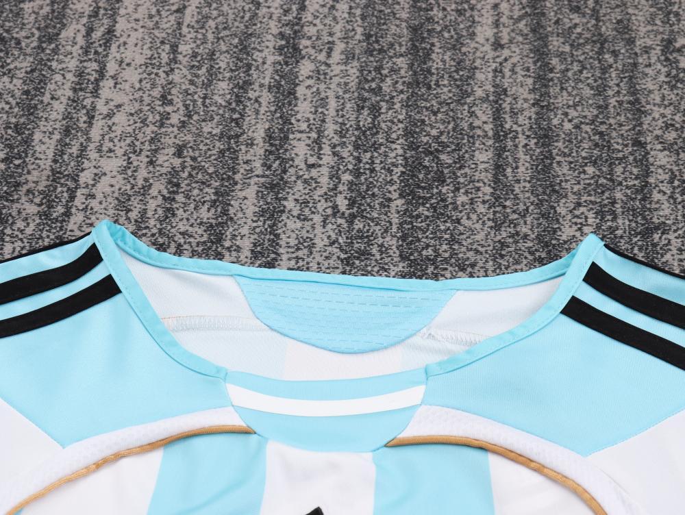 2006 Retro Argentina National Team Home Jersey 1:1 Thai Quality Kids Size Kids Size