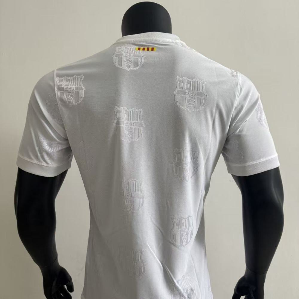 2025/2026 Barcelona Player Version Special Edition white Football Jersey 1:1 Thai quality
