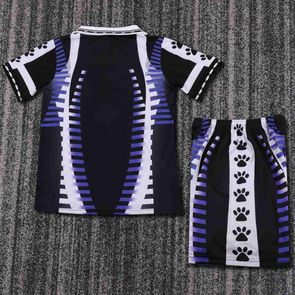 1997-1998 Retro Real Madrid Away Football Shirt 1:1 Thai Quality Kids Size