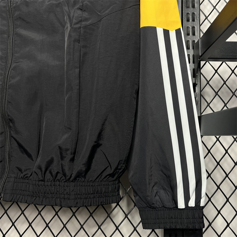 2024-2025 Germany Windbreaker Soccer Jersey Black
