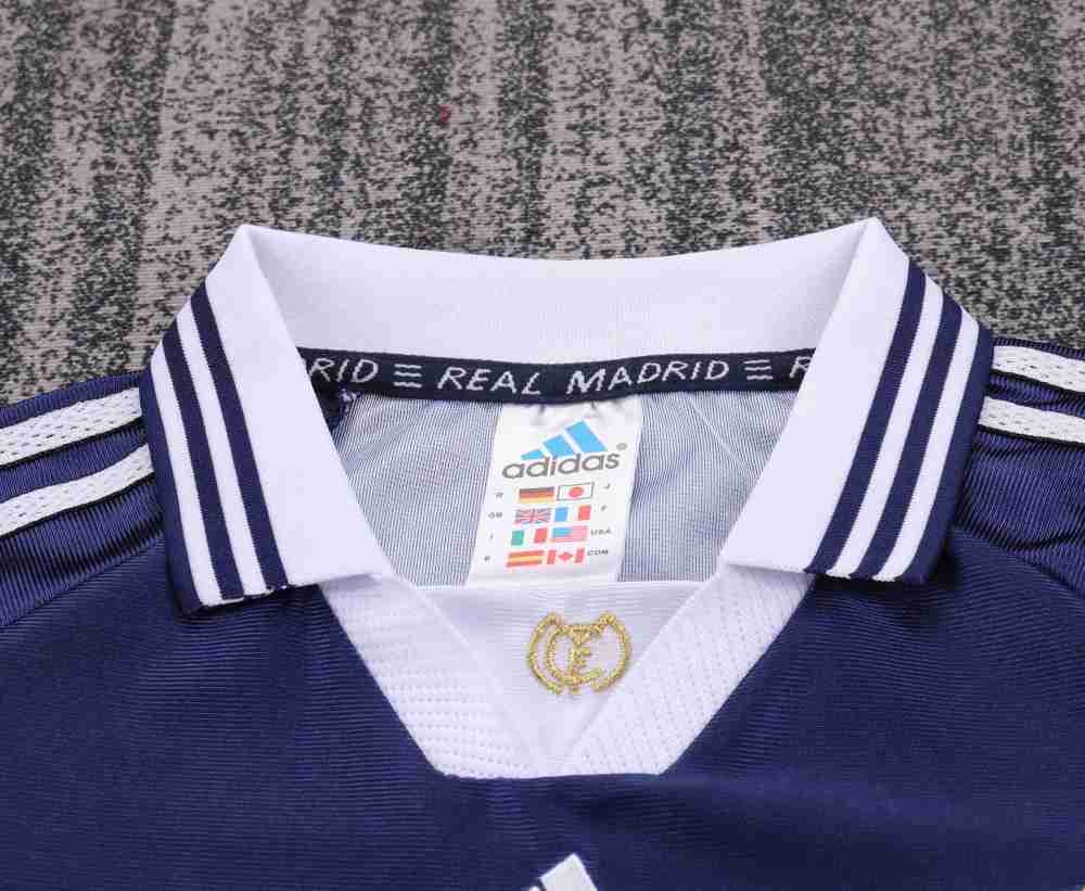 1998-1999 Retro Real Madrid Away Football Shirt 1:1 Thai Quality Kids Size