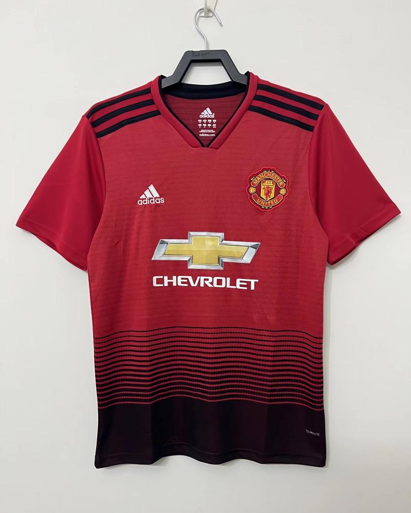 2018-2019 Retro Manchester United Home Football Shirt 1:1 Thai Quality