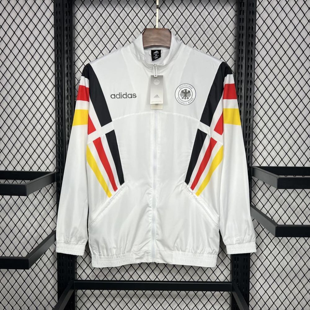 2024-2025 Germany Windbreaker Soccer Jersey White