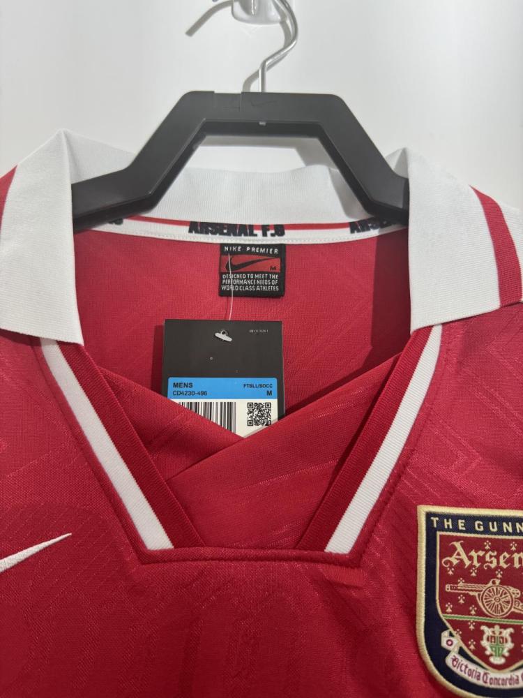 1996-1997 Retro Arsenal Home Football Shirt 1:1 Thai Quality