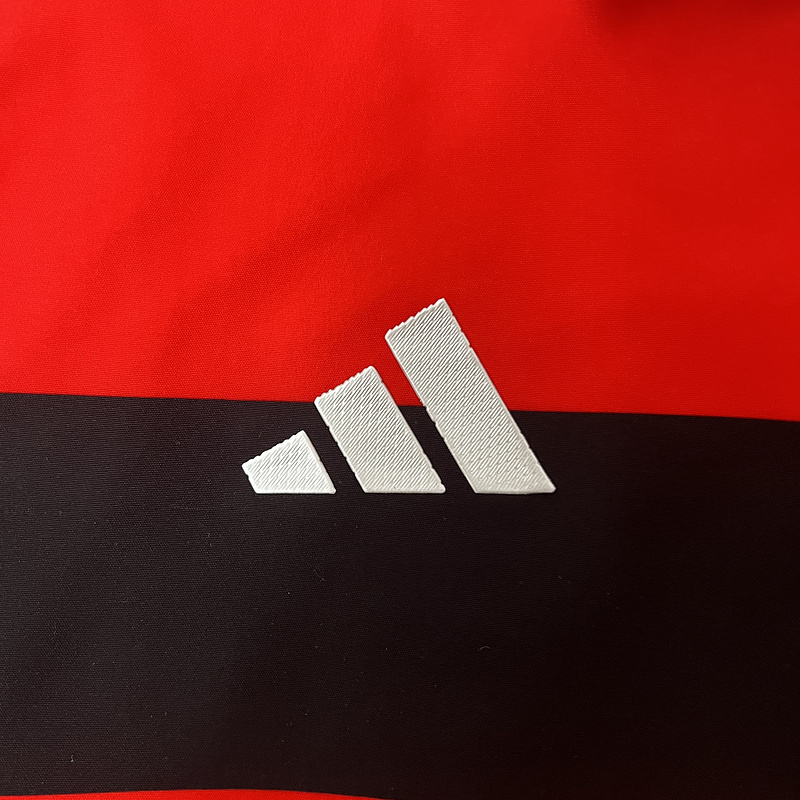 2024-2025 Flamengo CasuaI Reversible Windbreaker(white-red)Soccer Jersey 1:1 Thai Quality