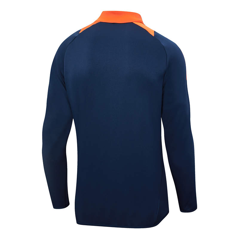 2024/2025 Manchester United Half-Pull Training Suit Royal Blue Football Shirt 1:1 Thai Quality Set